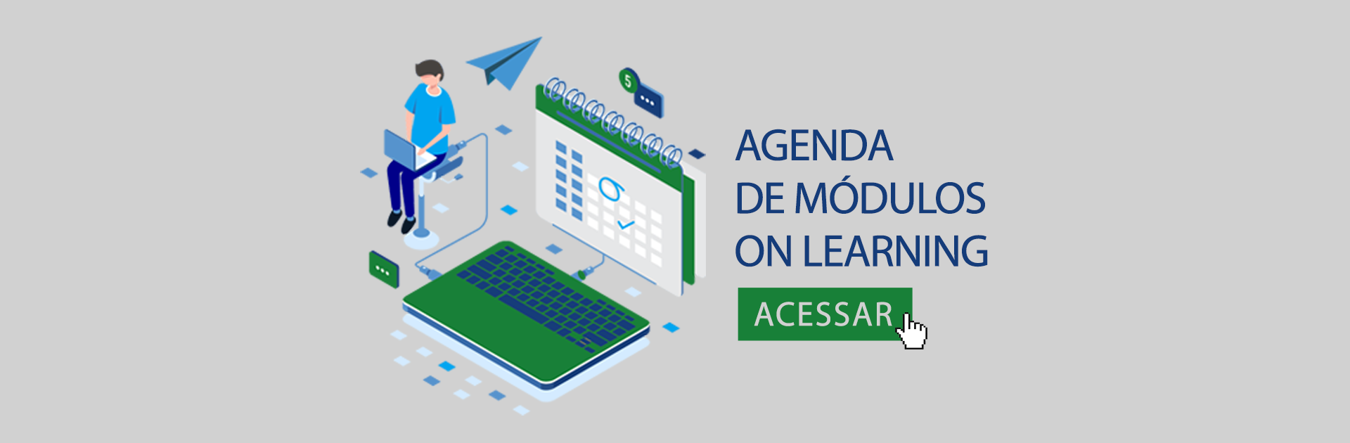 Calendário das atividades On Learning