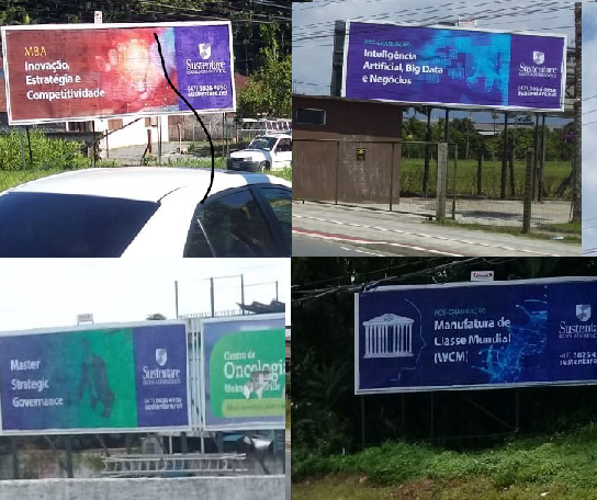 Campanha sobre cursos da Sustentare está nas ruas neste início de 2019