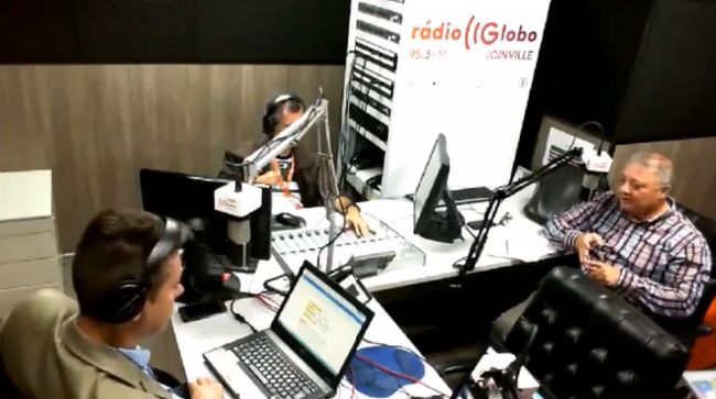 Wilmar Cidral concede entrevista à Rádio Globo sobre o Dia Mundial da Criatividade