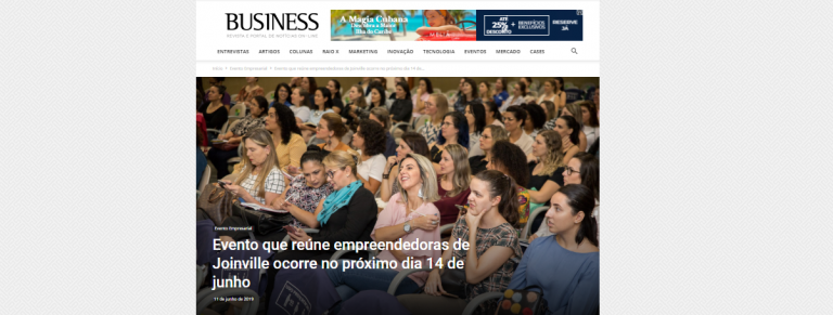 Revista Business divulga 2° Café com Empreendedoras, na Sustentare