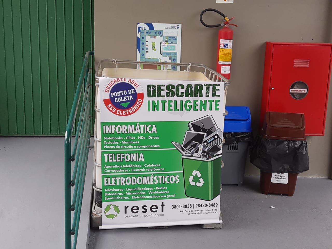 Sustentare agora conta com ponto de coleta de LIXO ELETRÔNICO
