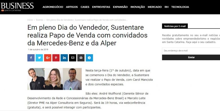 Papo de Venda, em pleno dia do vendedor, é destaque na Revista Business
