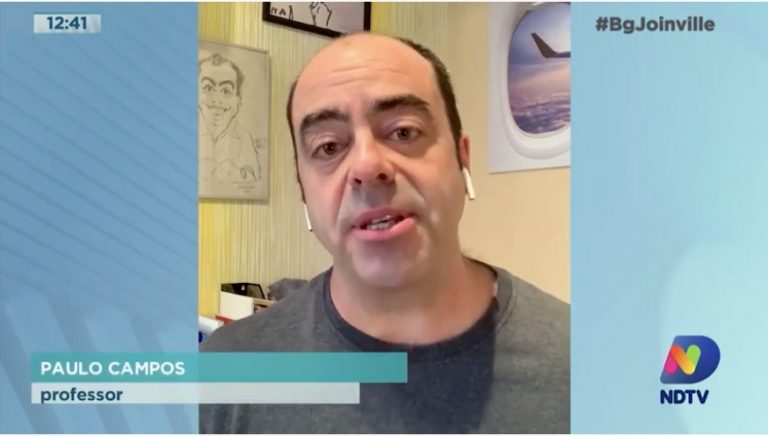 Professor Paulo Campos é entrevistado sobre soft skills no Balanço Geral Joinville