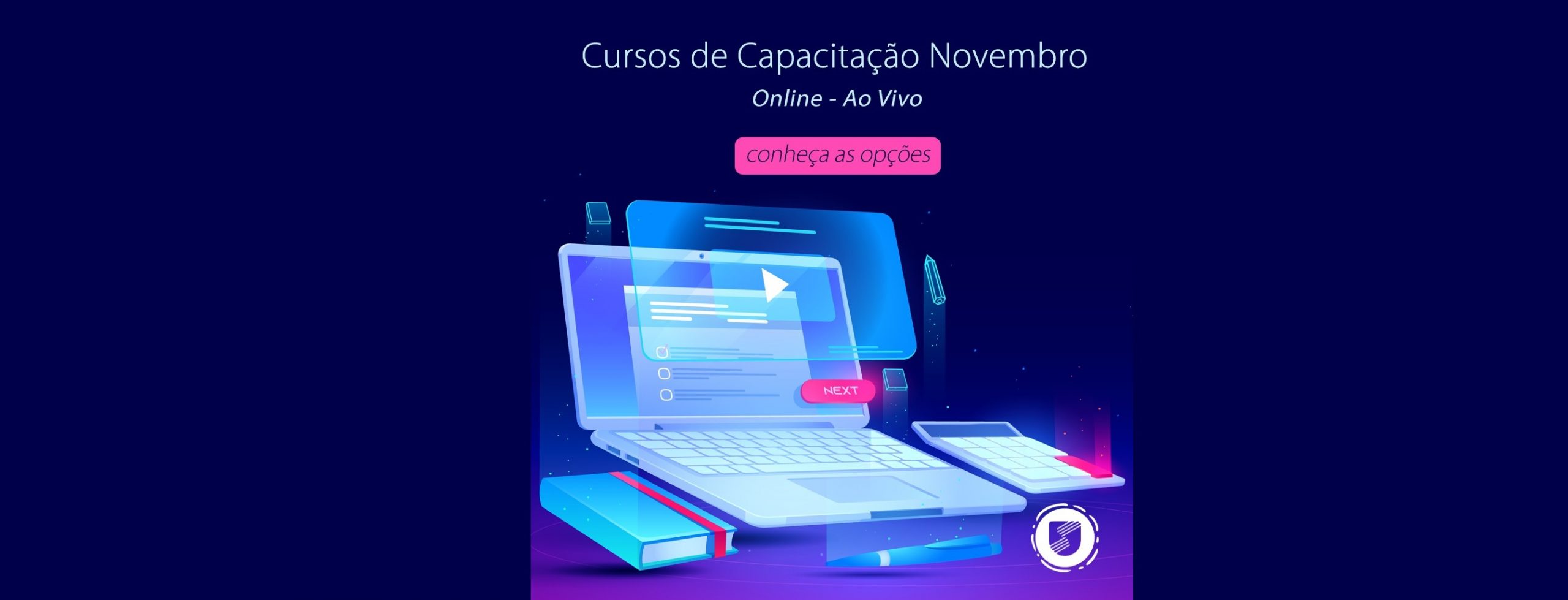 Confira os cursos de capacitação de novembro