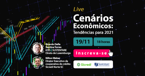 Jovem Pan destaca live da Sustentare sobre cenários econômicos para 2021 