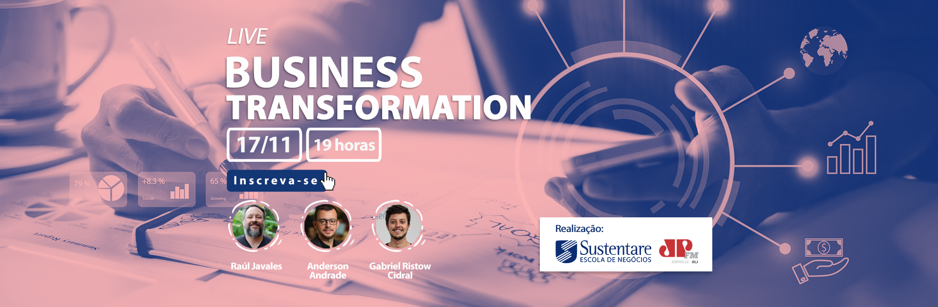 Sustentare e Jovem Pan promovem Live Business Transformation, sobre cenários para 2021, tendências e dicas