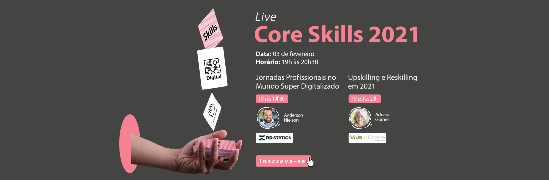 Sustentare promove live sobre skills que estarão em alta em 2021