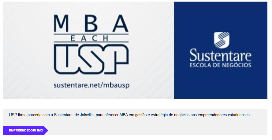 Parceria entre USP e Sustentare é destaque no portal Acontecendo Aqui
