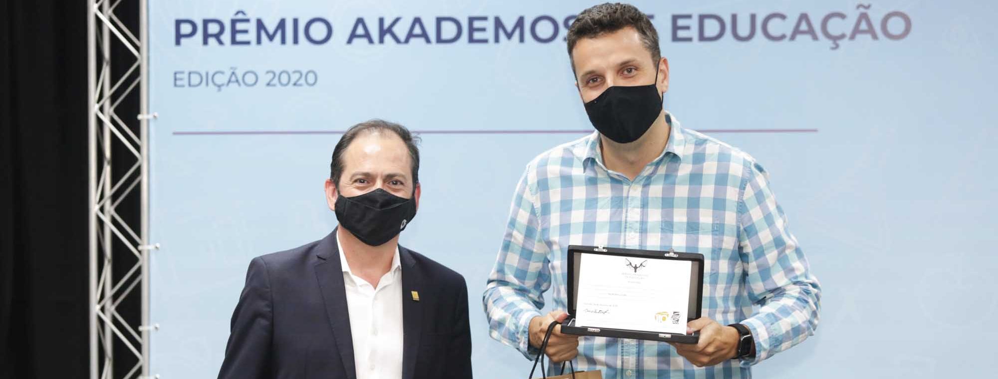 Sustentare vence na categoria pós-graduação do Prêmio Akademos de Educação, da Acij