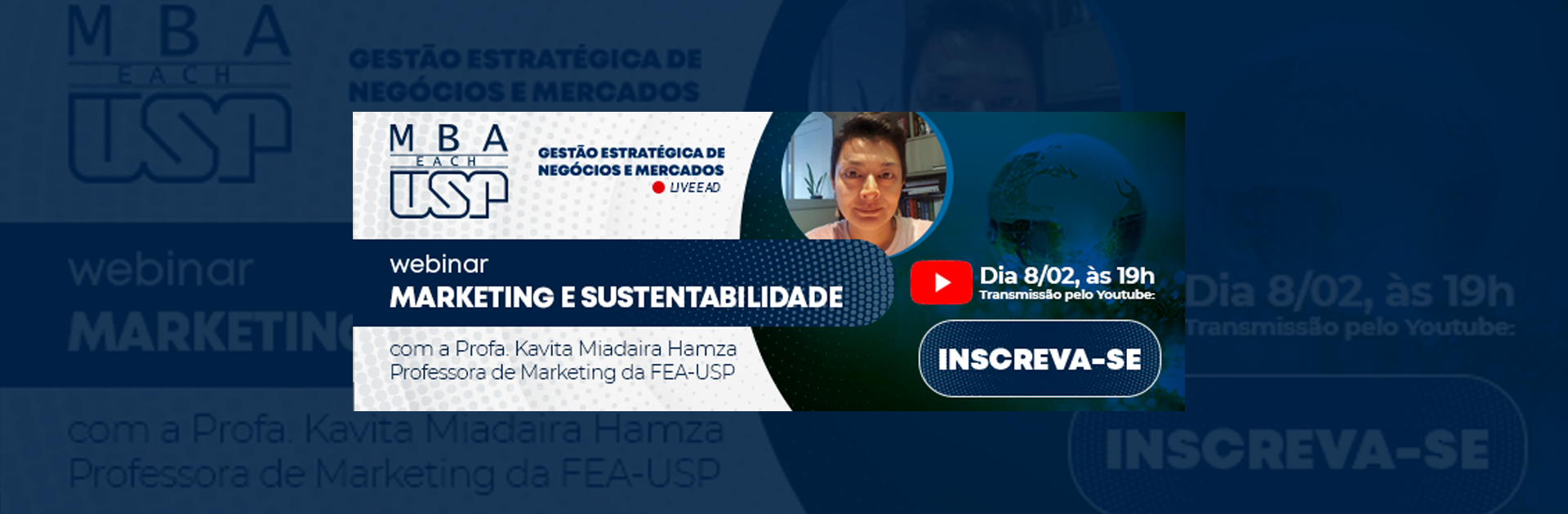 Participe do webinar Marketing e Sustentabilidade, promovido pela USP, que é parceira da Sustentare